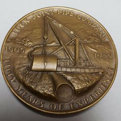 1955 BrassPaper Weight Or Medallion ?