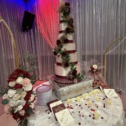 Artificial 6 Layer Wedding Cake