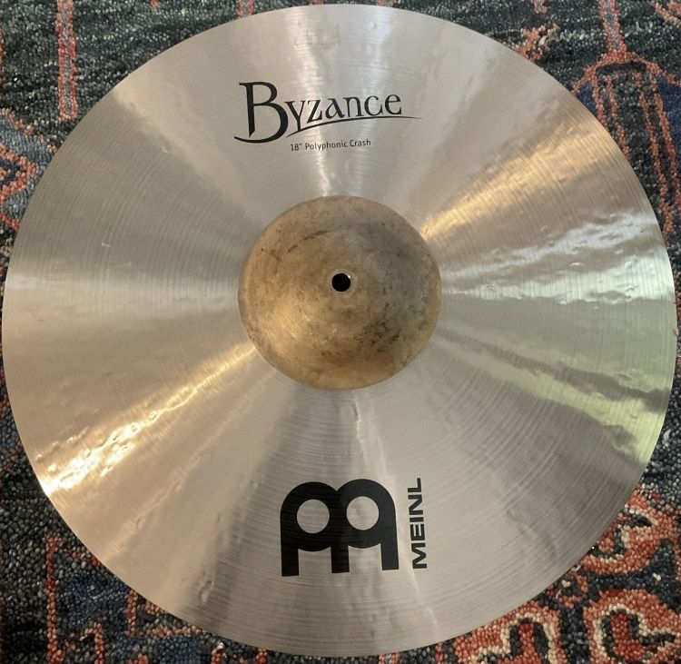 NEW Meinl Byzance 18” Polyphonic Crash cymbal - HAND SELECTED from Factory