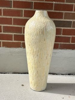 Pier 1 Imports Shell Mosaic Floor Vase