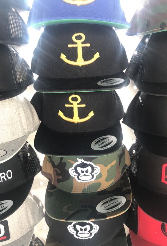 Gorras 🧢 del changuito Antrax y del ancla ⚓️ snapbacks a 20$ la pieza