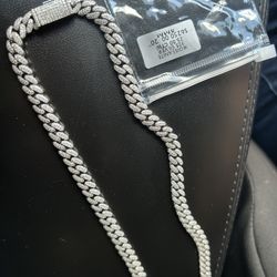 20” Moissanite Miami Cuban 8mm