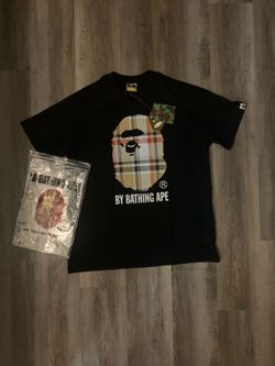 Bathing Ape With Burberry Design