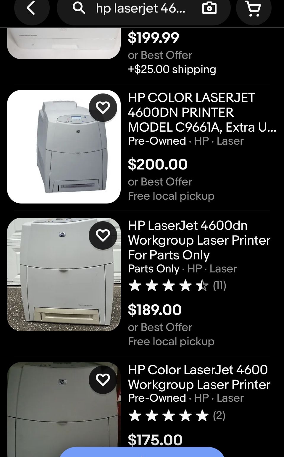 HP LaserJet 4600 Color Laser Printer