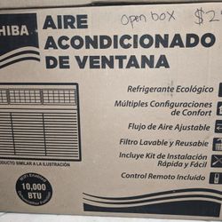 Open Box Toshiba 10,000 Window Ac Unit 