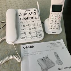V Tech Amplified Phone For Seniors 