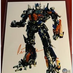 BAS COA PETER CULLEN SIGNED 8x10 "TRANSFORMERS" PHOTO BECKETT