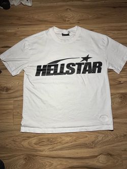 White hellstar t shirt size small