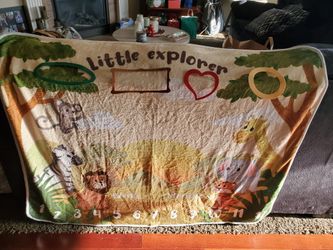 Baby Milestone Blanket- Weeks & Months- Plus 4 Marker Pieces