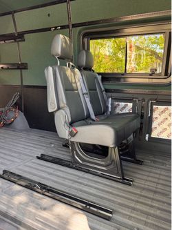 Mercedes Benz Sprinter OEM 144/170 2 Seater Reclining Bench - fits Passenger + Crew Vans!