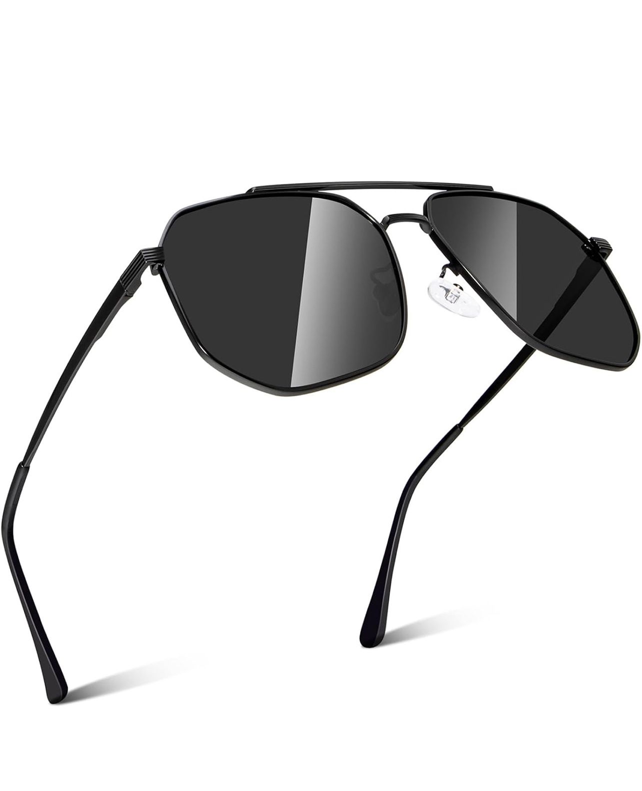 willochra Retro Square Pilot Sunglasses Women Men 70s Vintage Trendy Metal Frame Outdoor Sun Glasses UV Protection