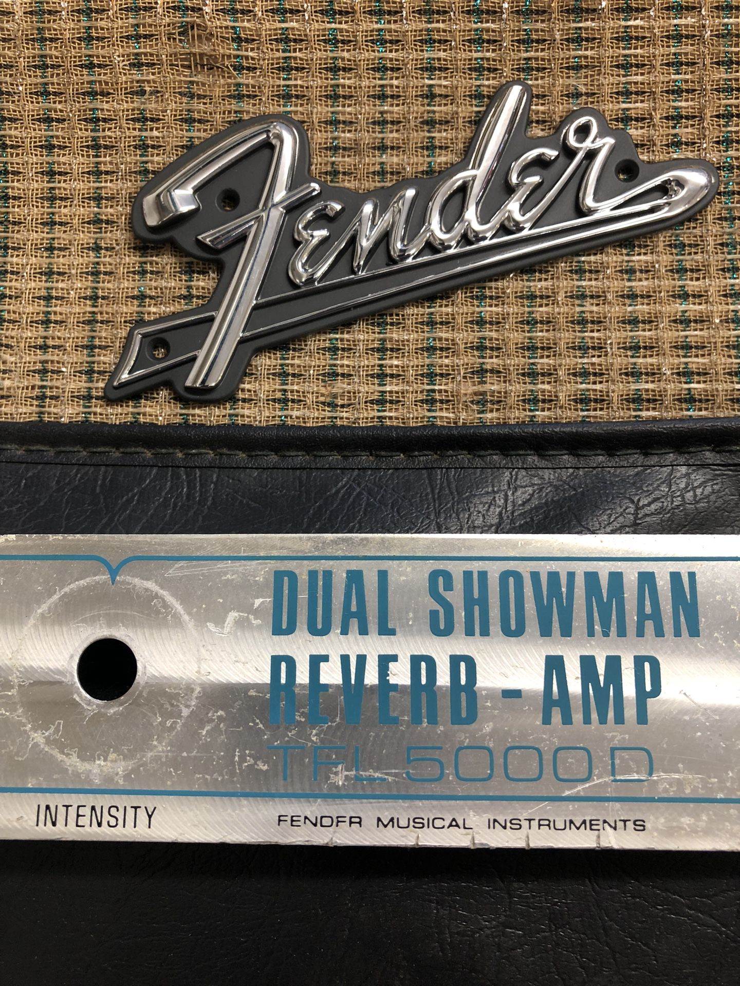 Fender Dual Showman Reverb Amp 1968 Builders Project