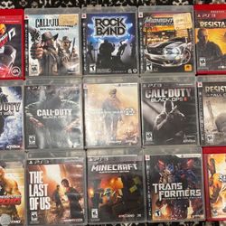 PlayStation 3 Games 