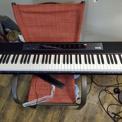 Rocjam 88 keyboard With Stand And Headphones