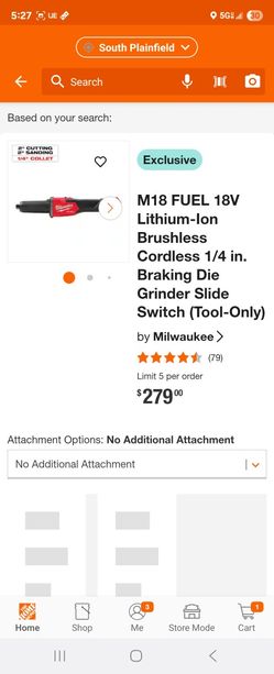 M18 Brushless Die Grinder