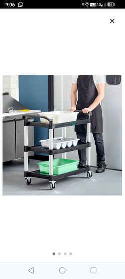 3-Shelf Commercial Utility Cart