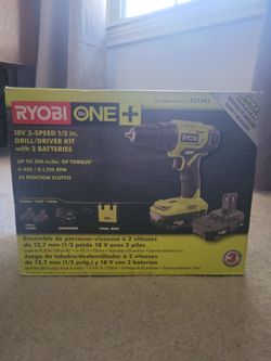 RYOBI 18V 2 Speed 1/2 in. Drill /Driver Kit