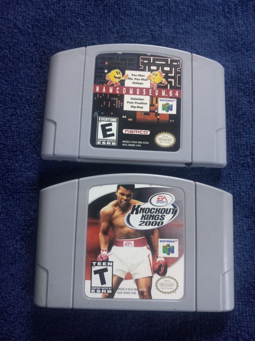 2 Nintendo 64 Video Games 