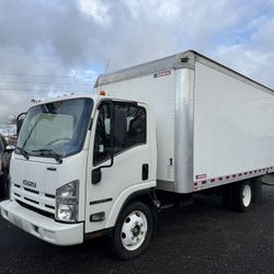 2015 Isuzu Med Duty NPR NPR HD Regular Cab 148k miles 6.0 gas engine  Runs great  16’ box  Ready to work  253-444-7219 Parks-Motors. Com 