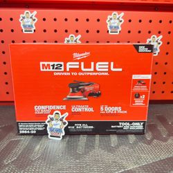 Milwaukee M12 FUEL 12V Lithium-Ion Brushless Cordless 6 in. Random Orbital Sander 3/32 in. (Tool-Only)