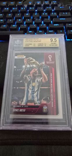 2022 Panini Instant FIFA World Cup Qatar Lionel Messi #118 BGS 9.5
