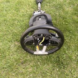 22 hellcat  charger wide body steering wheel automotive steering column assembly with steering wheel 