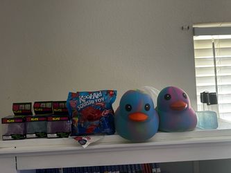 Squishy Bundle Sunny days ducks kool aid and fake needohs