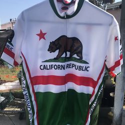 California Flag Cycling Jersey 