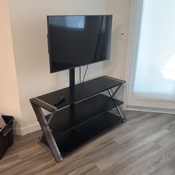 TV stand (TV not included)