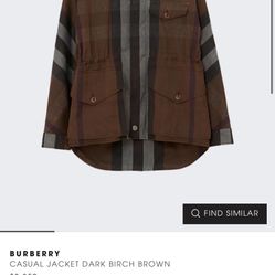 DARK BIRCH BURBERRY JACKET!!!!!