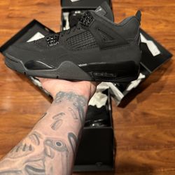 Jordan Retro 4s “black Cats “🐈‍⬛ 