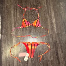 Multi color bikini set