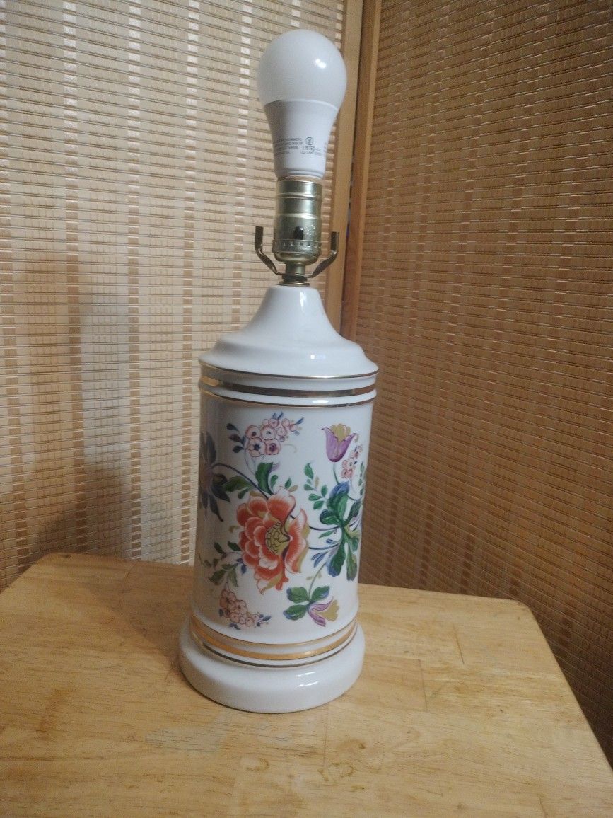 Vintage Tilden-Thurber Porcelain Lamp 1960
