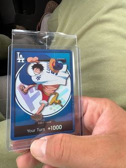 One Piece Card LA Dodgers Luffy Promo 2026