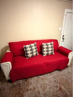 USED Sofa With Decorative Pillows