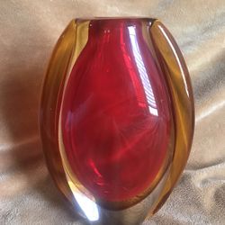 Sunflare Vase 9” Sculpture Modern Home Decor