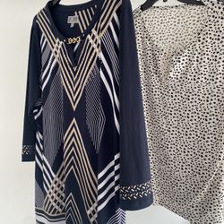 Women’s dresses, blouses, shoes, and purses