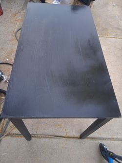 3' 6" Black Table Good Condition 