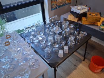 Glass and kitchen ware. Must see to appreciate. Take it all $300 obo