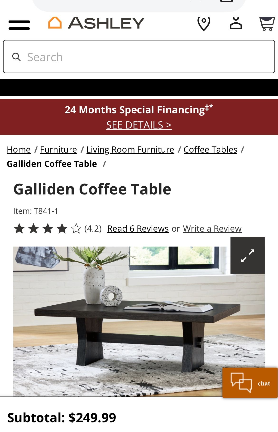 Black Coffee Table