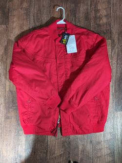 Derby Jacket Mens XL Fire Red Warm Lining Brand New With Tags Sold Out