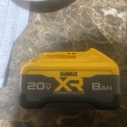 Dewalt XR (1) Battery 8AH Power Pack New/nuevo