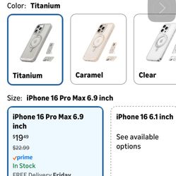 Anker MagGo Magnetic Case with Stand for iPhone 16 Pro Max MagSafe Compatible