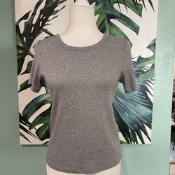 Lucky Brand Ribbed Short Sleeve Tee