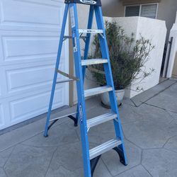 6 foot fiberglass Werner ladder