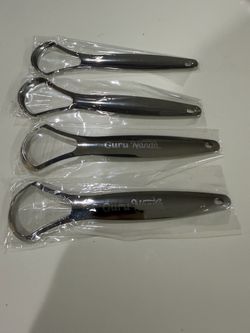 Stainless steel tongue scraper 4 for $5