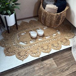 Jute Floor Decor