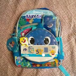 Baby Shark 5 Piece Backpack