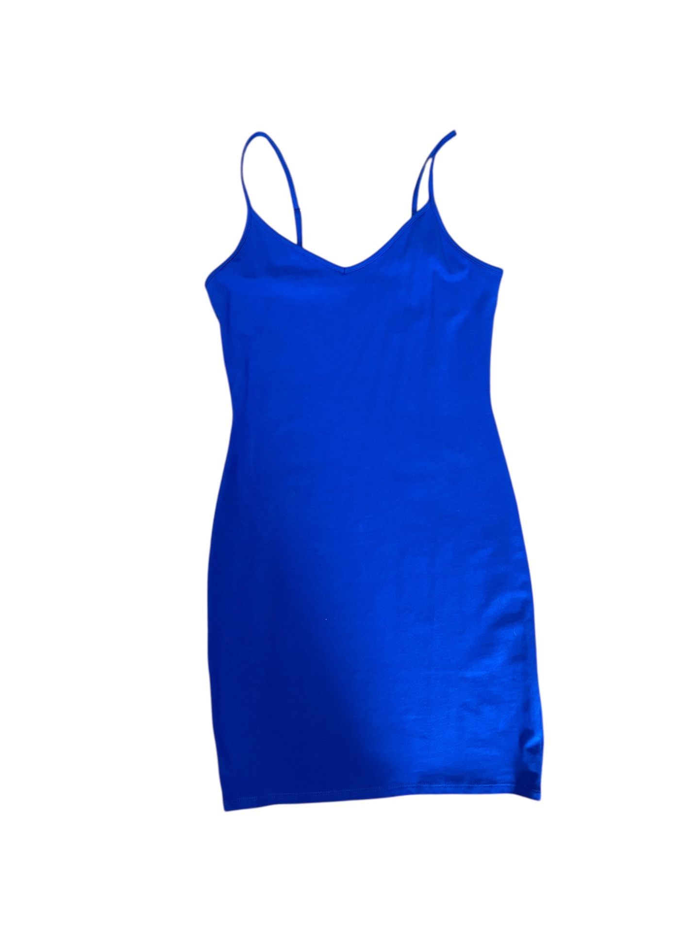Blue Wild Fable mini bodycon dress with adjustable straps