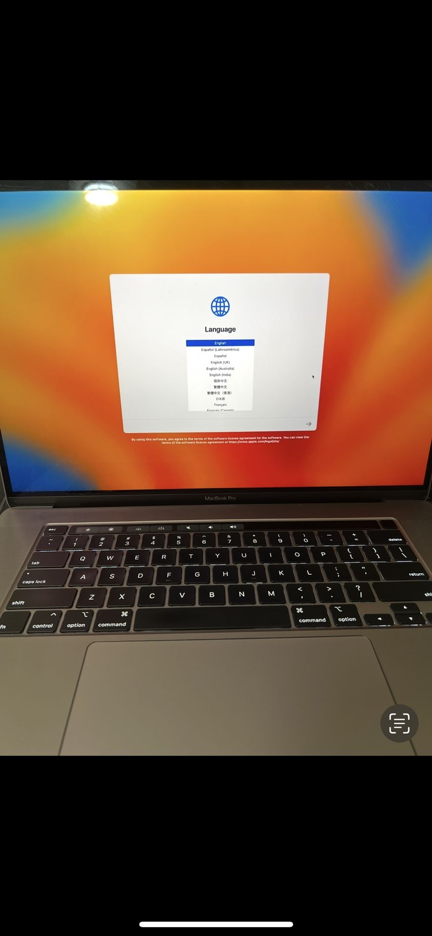 16 Inch MACBOOK PRO I7/512GB